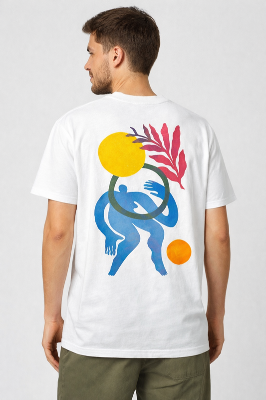 Abstract Figure Graphic T-Shirt – Unisex Cotton Tee