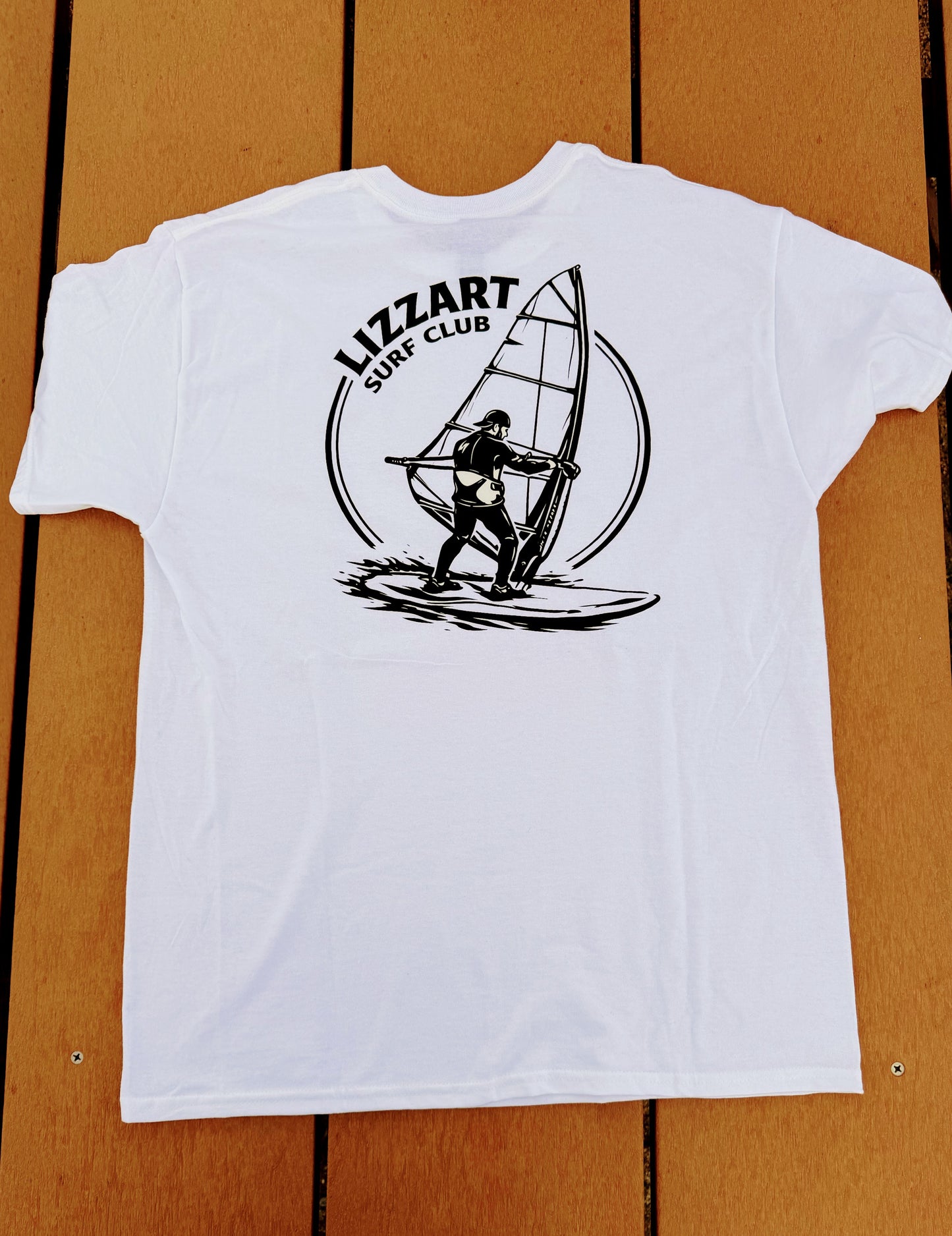 Lizzart Surf Club Tee – Ride the Wind