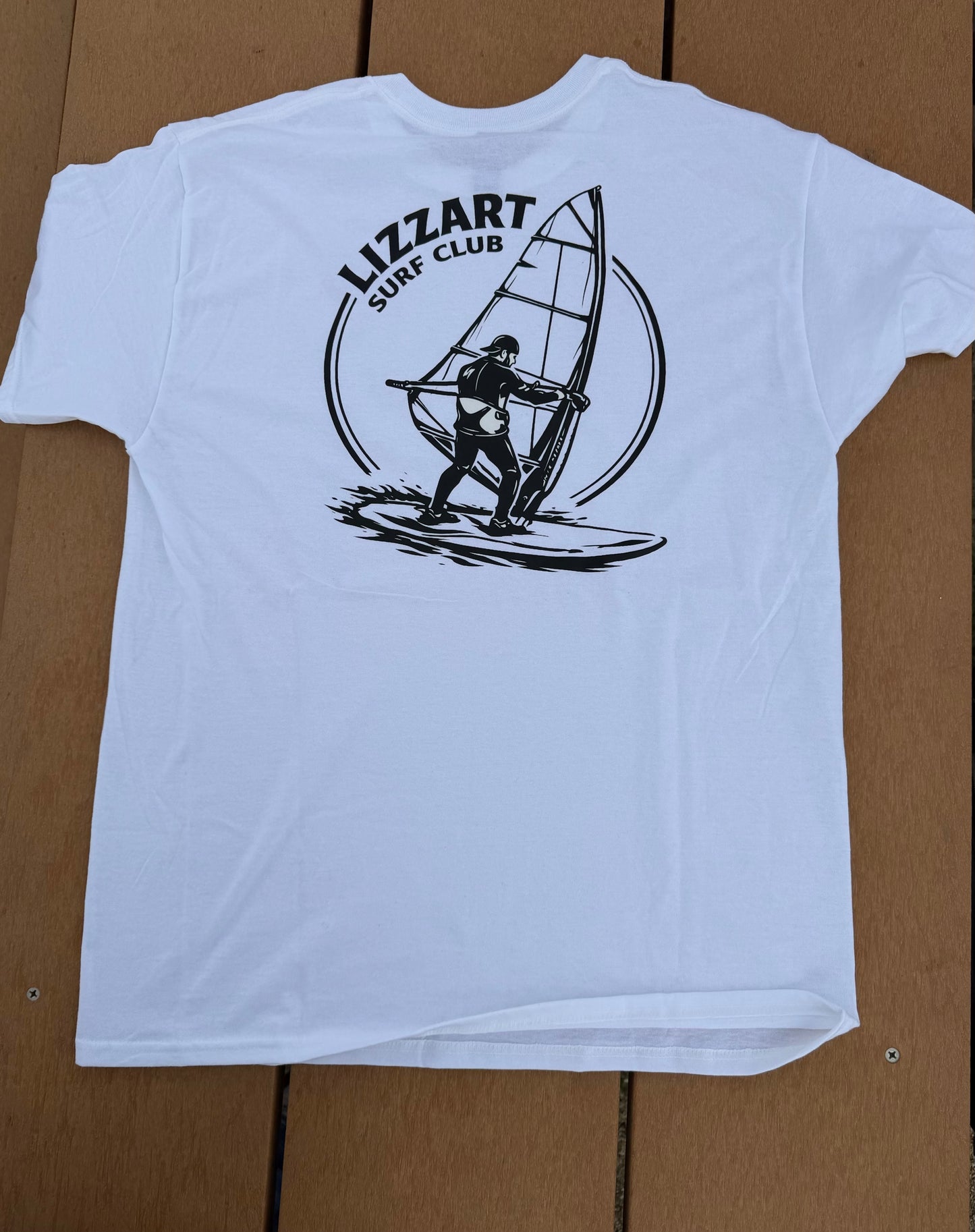 Lizzart Surf Club Tee – Ride the Wind