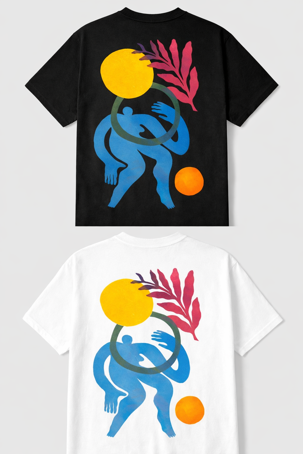 Abstract Figure Graphic T-Shirt – Unisex Cotton Tee