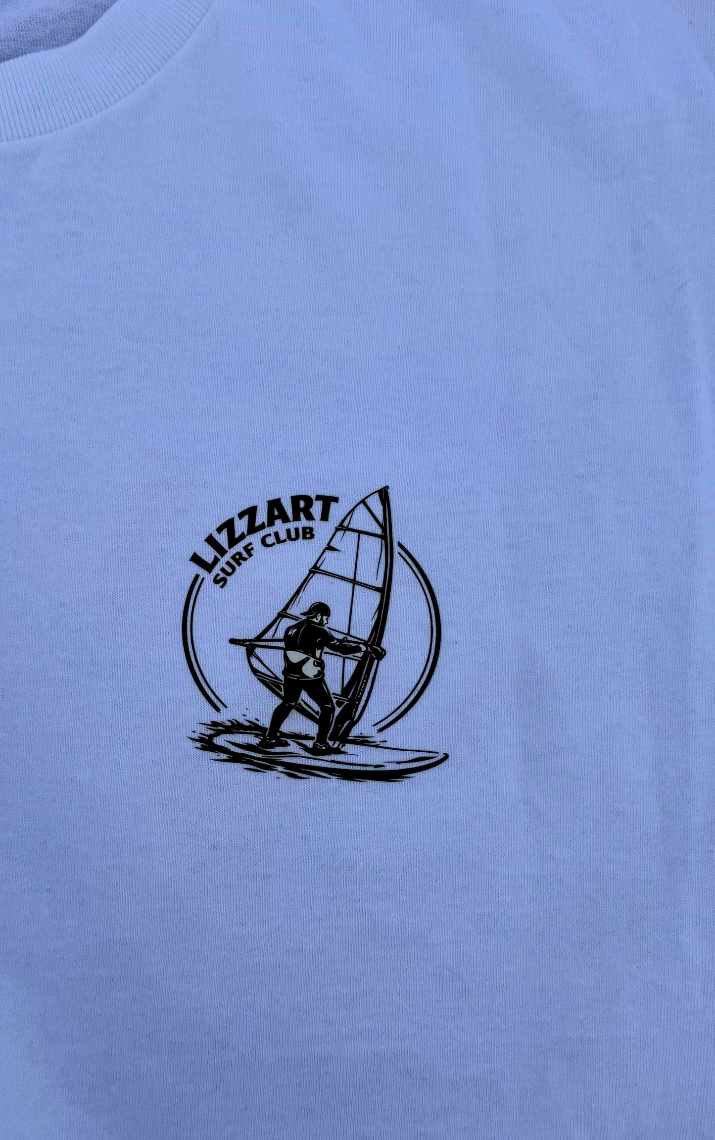 Lizzart Surf Club Tee – Ride the Wind