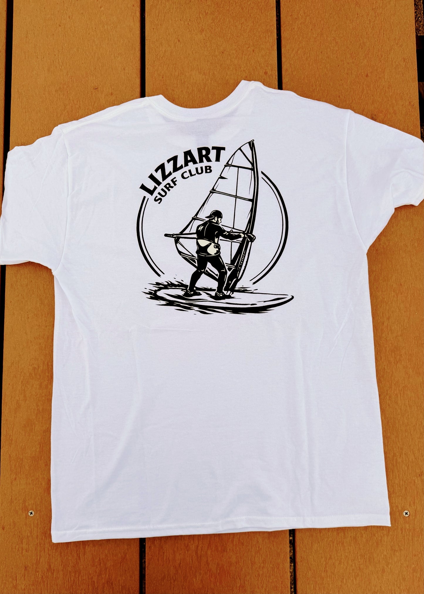 Lizzart Surf Club Tee – Ride the Wind