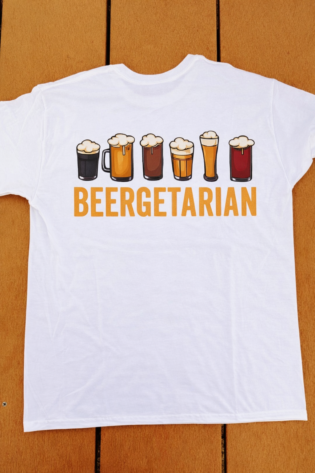 Beergetarian – Funny Beer Lover Graphic T-Shirt